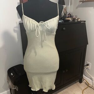 Princess Polly Light Green Mini Dress